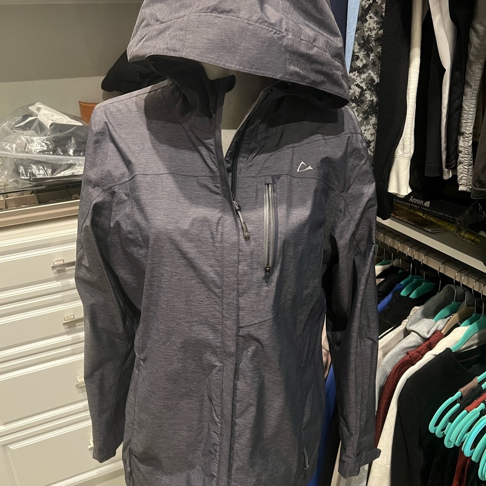 Paradox Women's Charcoal Rain Jacket large